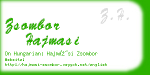 zsombor hajmasi business card